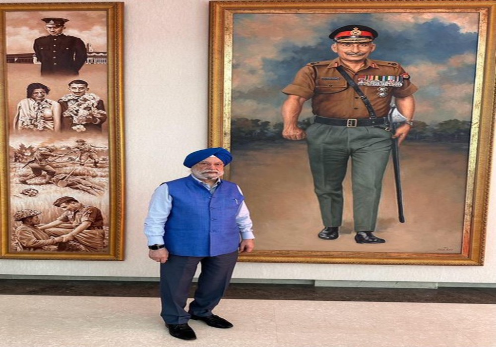 An imposing portrait of Field Marshal Sam Manekshaw Ji adorned the entrance lobby of the Manekshaw Centre Auditorium. A distinguished & decorated military officer, former Chief of ADGPI & first Indian 