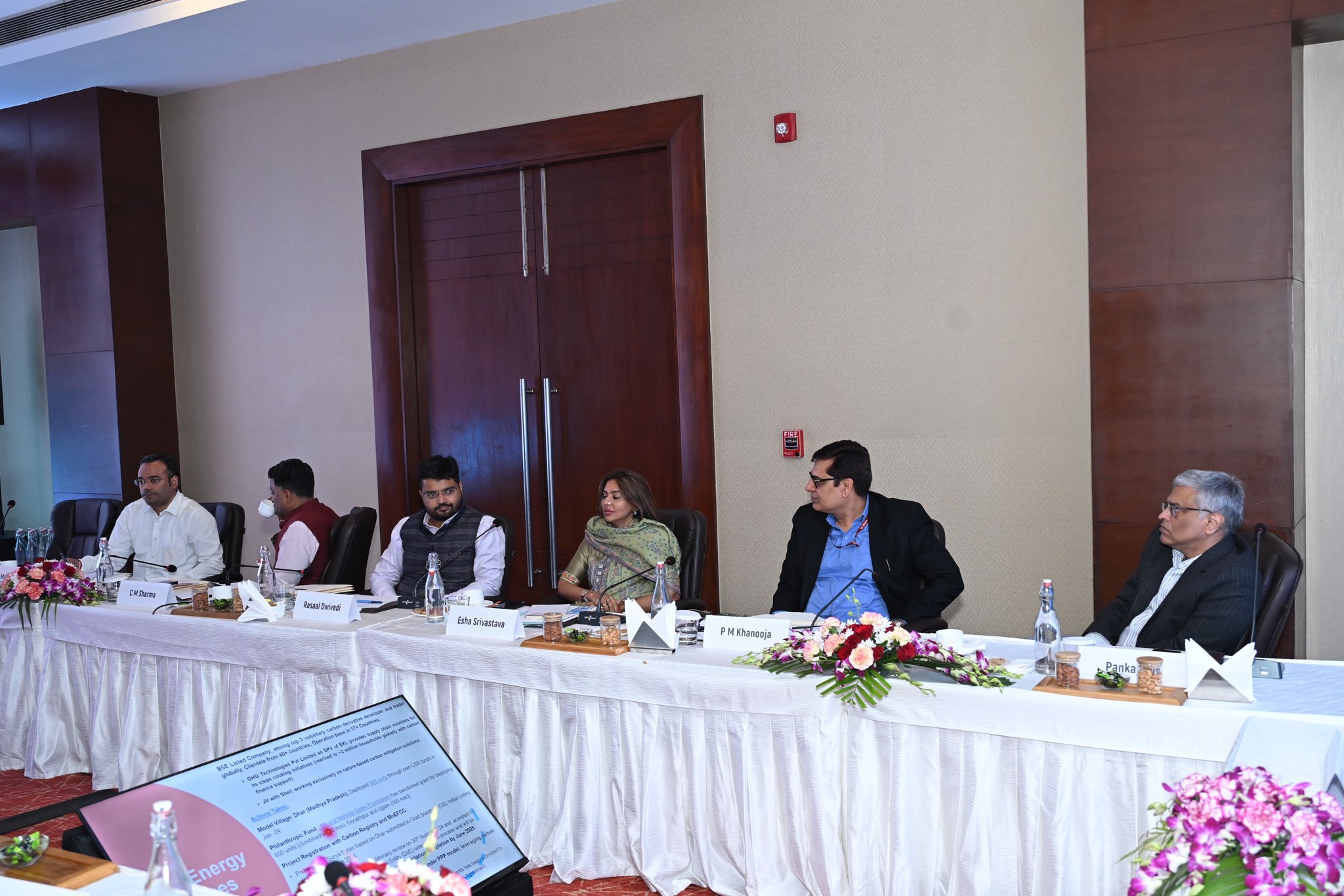 A free flow of ideas, suggestions and views on the future of India’s energy sector at a two-day brainstorming session with captains of the industry and senior officials Ministry of Petroleum and Natural Gas  in Greater Noida.