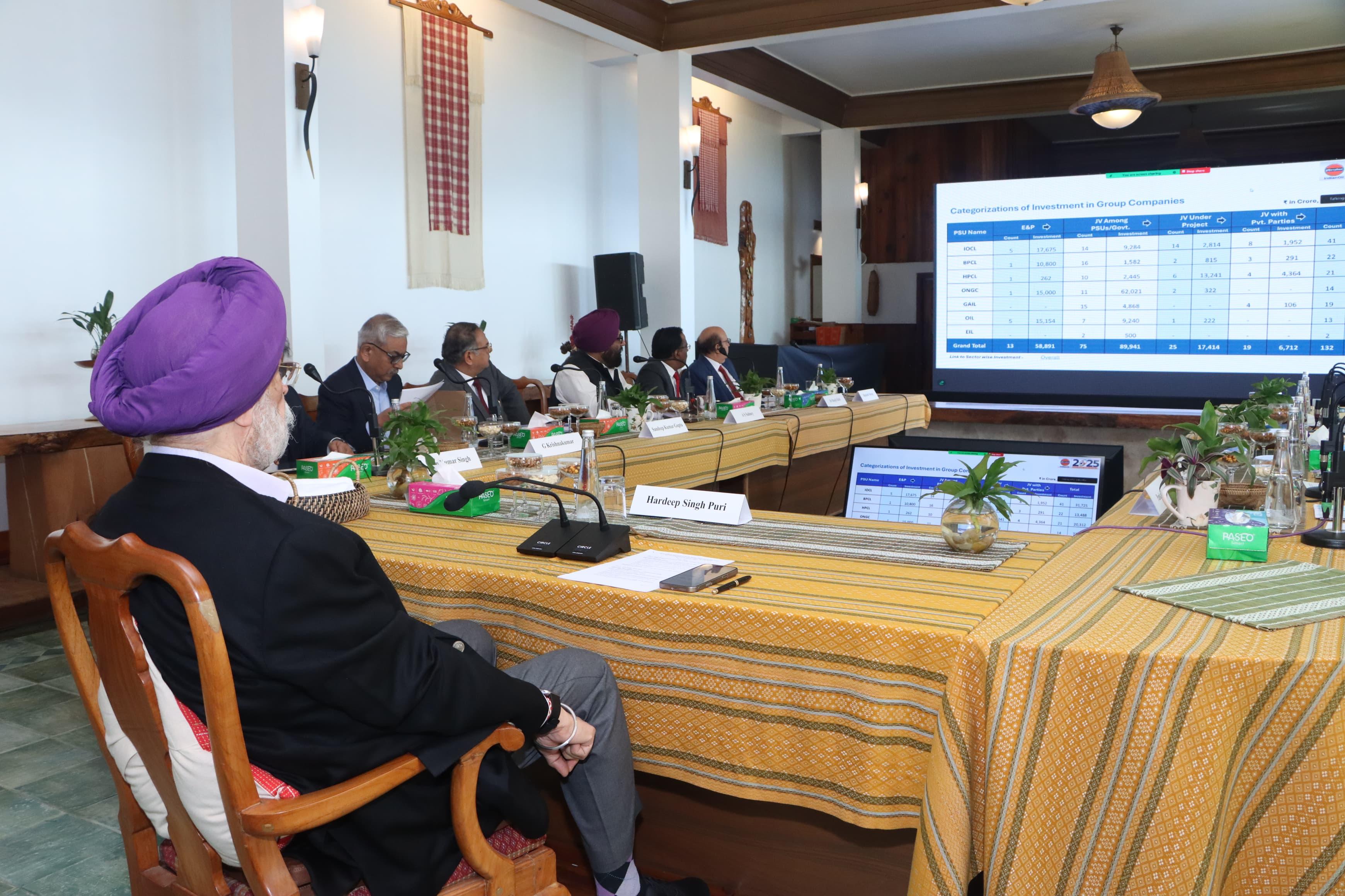 Held extensive and detailed discussions on critical challenges and opportunities facing our energy sector & the future of Indian oil & gas sector in a brainstorming session.