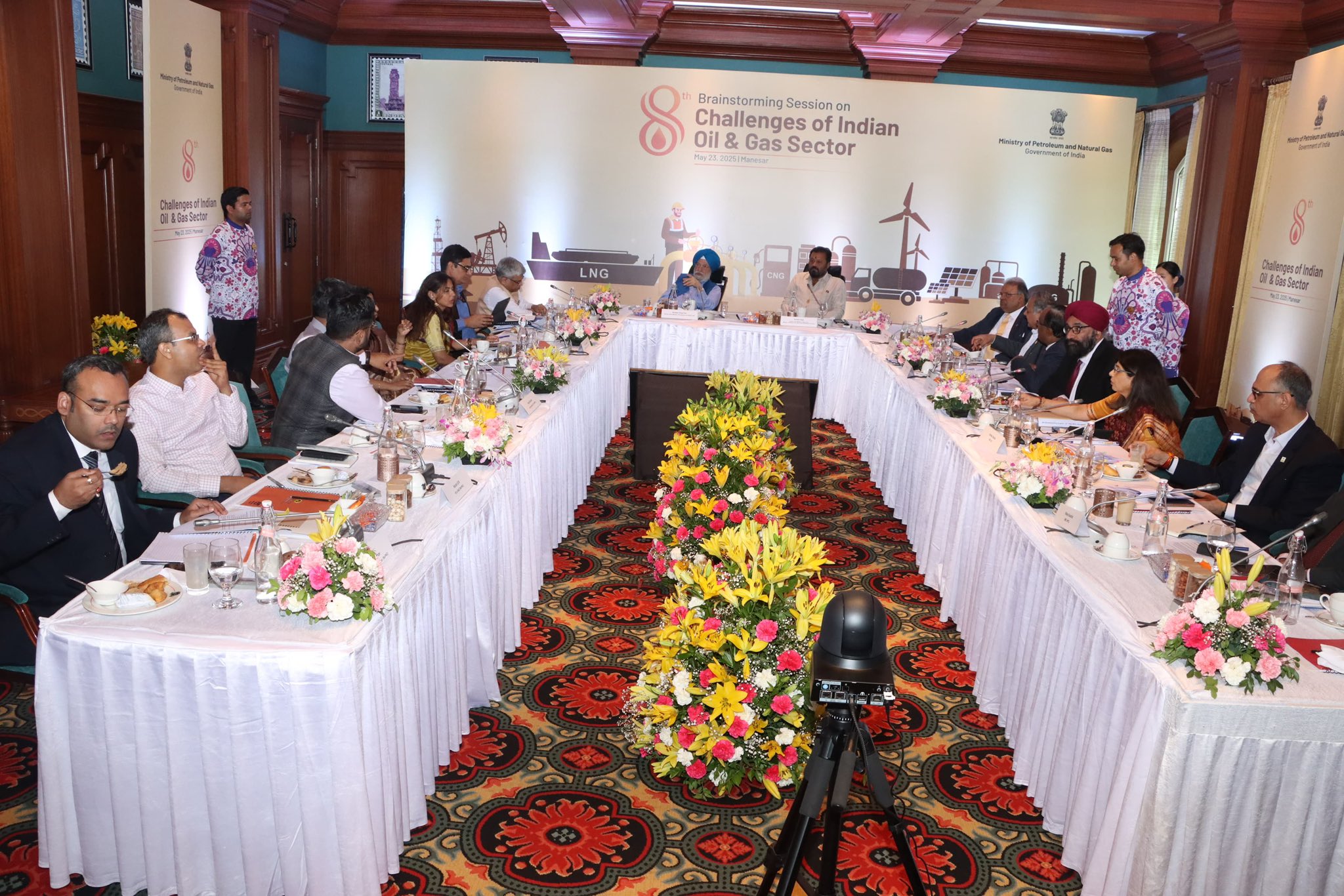 8th Brainstorming Session on Challenges of Indian Oil & Gas Sector in Manesar, Haryana.