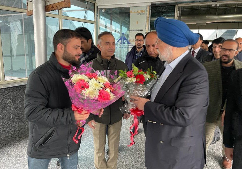 Landed in Srinagar to a warm welcome