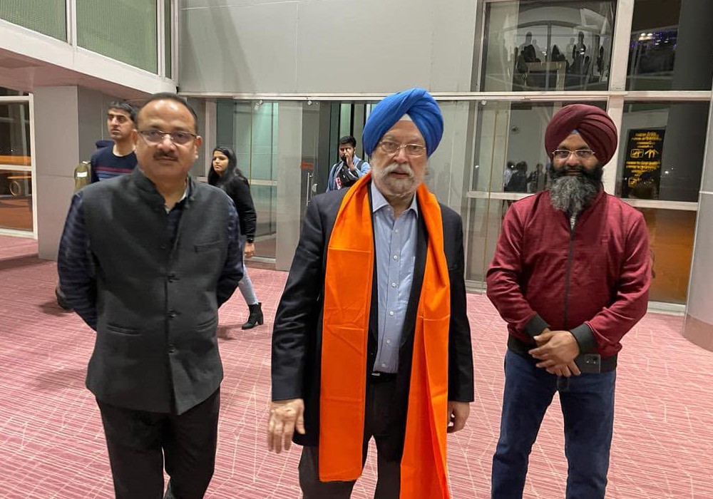 Arrived in Chandigarh to attend the 'Job Fair' by Hon'ble Prime Minister Shri Narendra Modi ji virtually