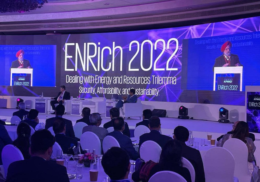 Addressed the inaugural session of KPMG, ENRich 2022