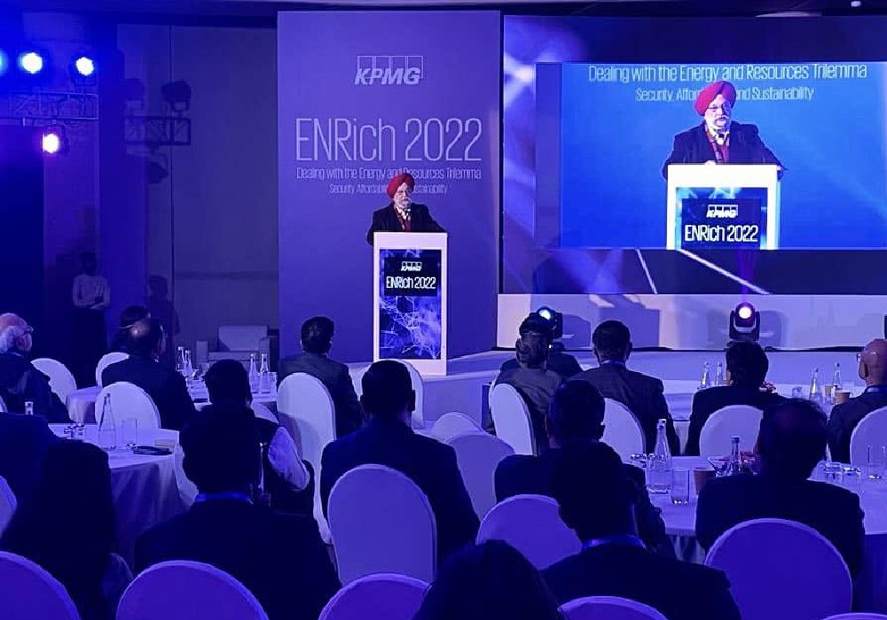 Addressed the inaugural session of KPMG, ENRich 2022