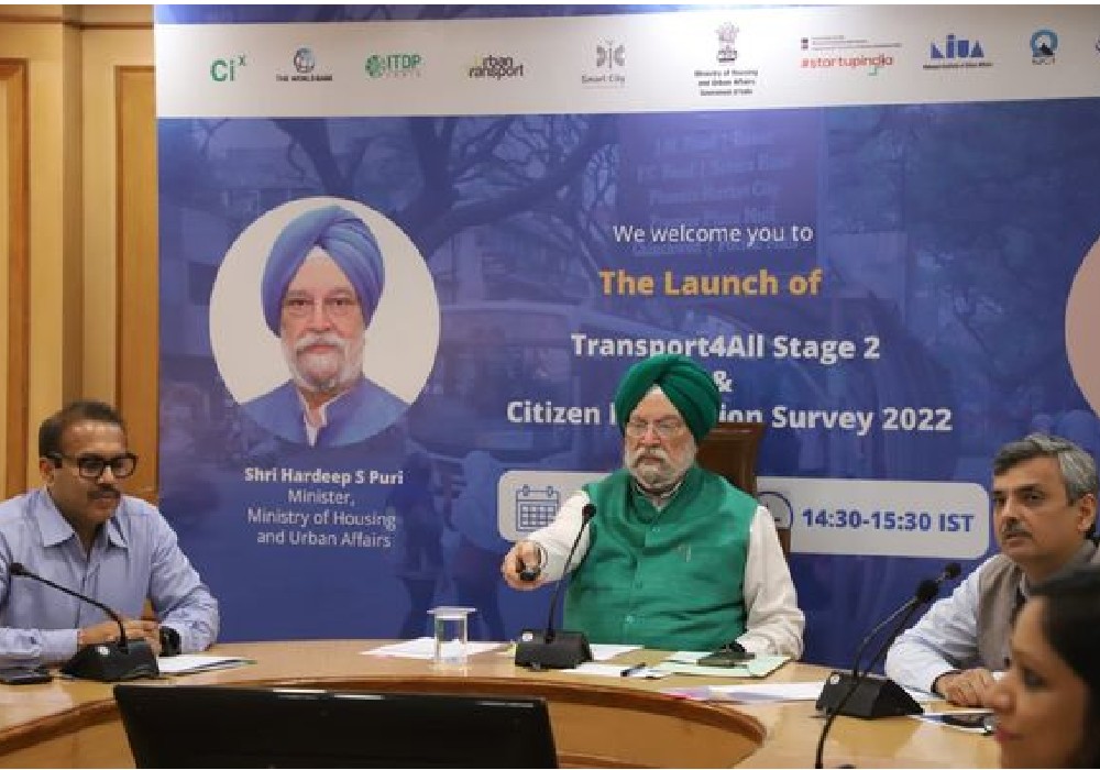 Launched the Transport4All Stage 2 & Citizen Perception Survey 2022