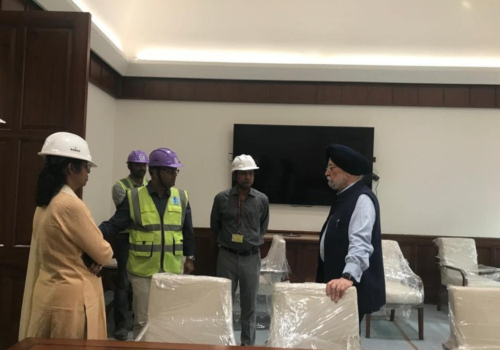 Reviewed the work at the temple of democracy- Independent India’s very own new parliament building