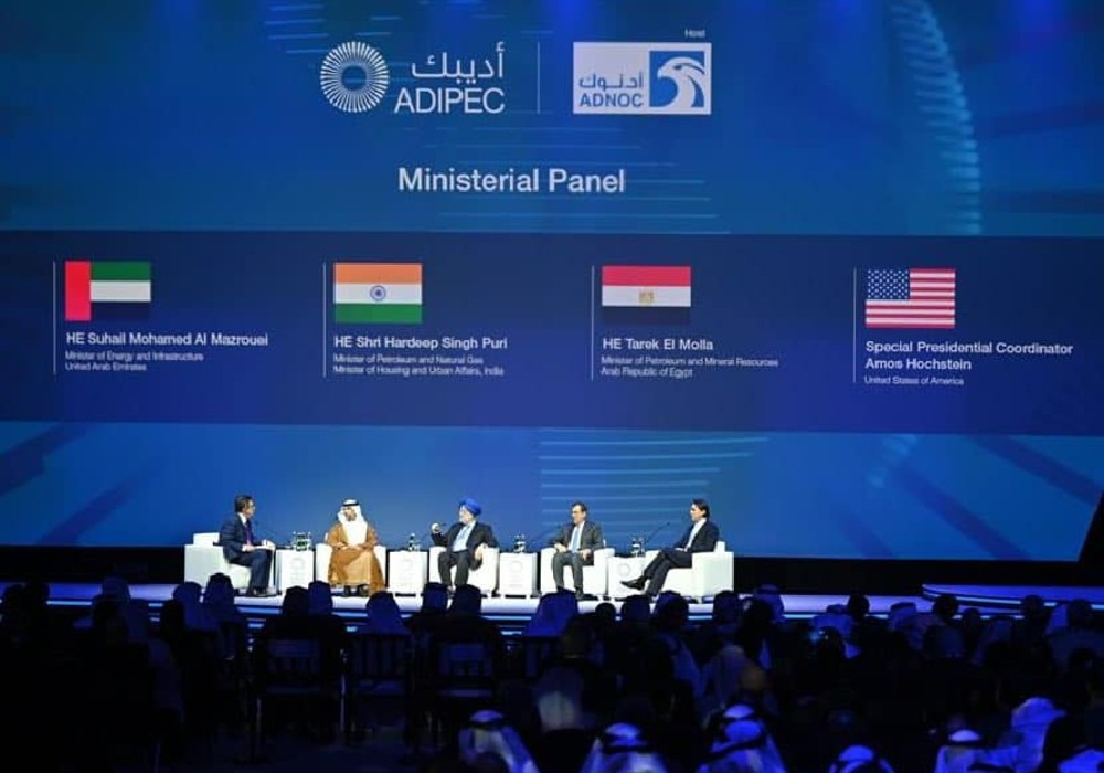 Addressed the plenary panel at the inaugural ceremony of ADIPEC 2022