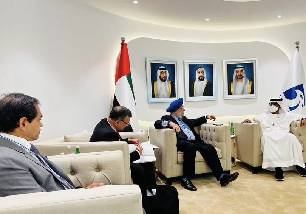 Met my friend HE Sultan Ahmed Al Jaber, Minister of Industry & Advanced Technology of UAE & MD & Group CEO of ADNOC Group & discussed ways to further our energy cooperation