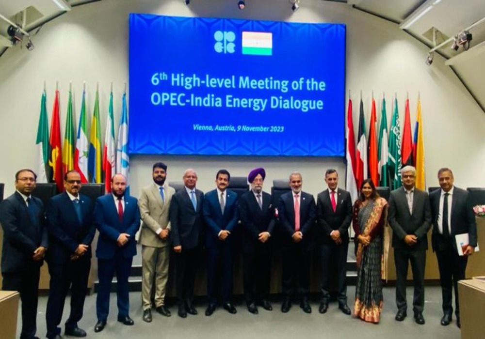 Co-chaired 6th High Level Meeting of India-OPEC Energy Dialogue with HE Haitham Al Ghais, Secy-Gen of OPECSecretariat in Vienna. Discussed the current global energy scenario & how there is need for continued cooperation & dialogues in the interest of both