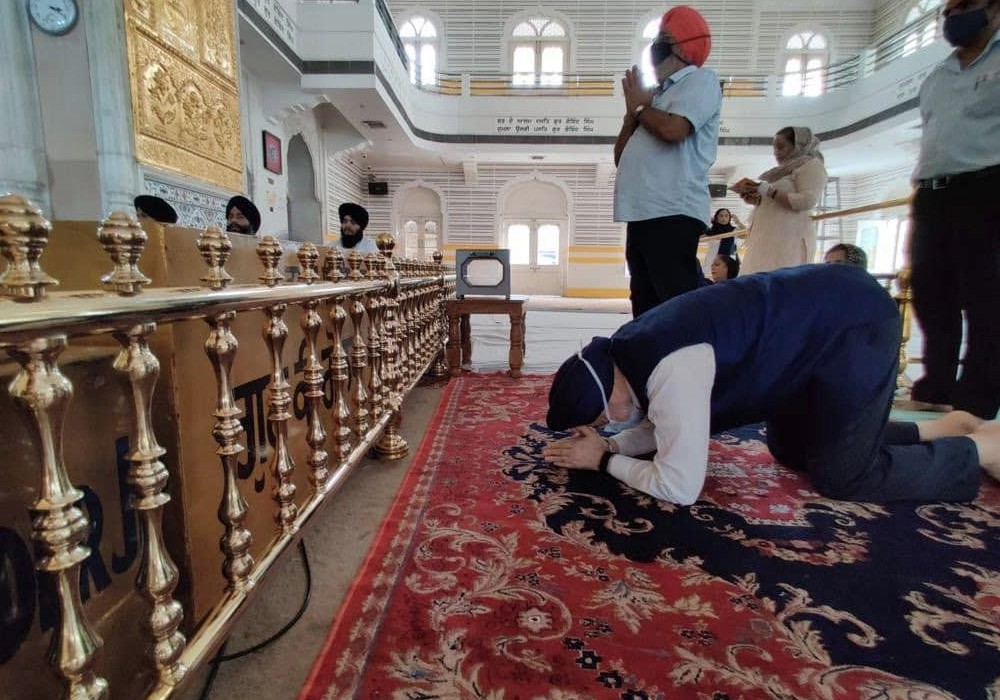 Paid obeisance at Takhat Sri Patna Sahib, the holy Janam Asthan of Shri Guru Gobind Singh Ji