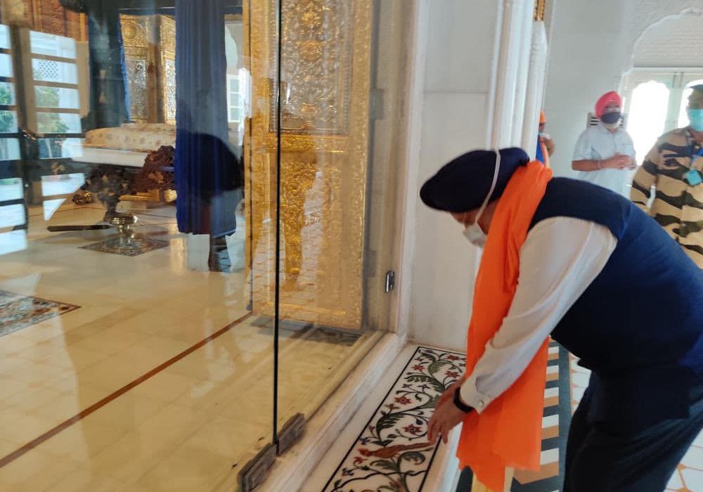 Paid obeisance at Takhat Sri Patna Sahib, the holy Janam Asthan of Shri Guru Gobind Singh Ji