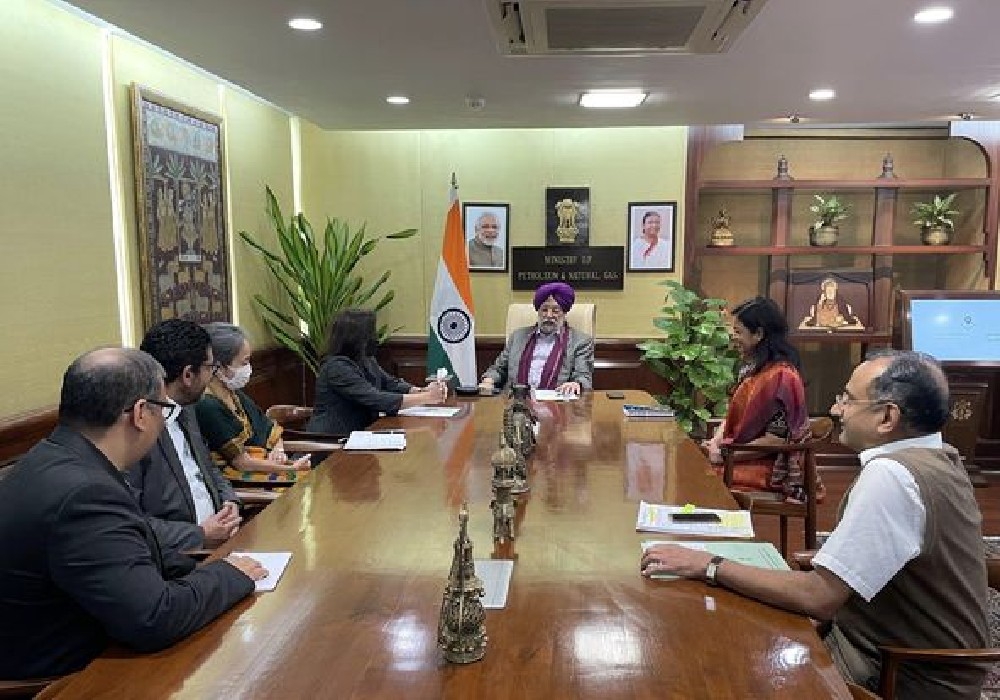 Meeting with the Under Secretary-General & Associate Administrator of United Nations Development Programme - UNDP, Ms Usha Rao-Monari, Resident Representative in UNDP India- Ms Shoko Noda, Dy Asst Admin- Mr Walid Badawi & others