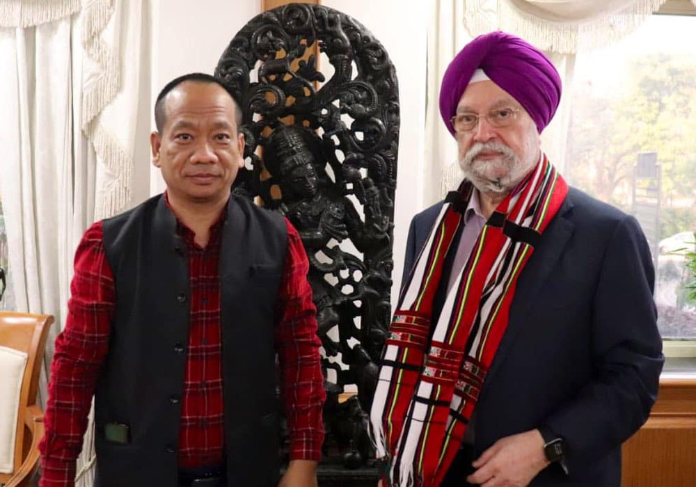 Meeting with Sh Vanlalhmuaka Ji, BJP Mizoram President