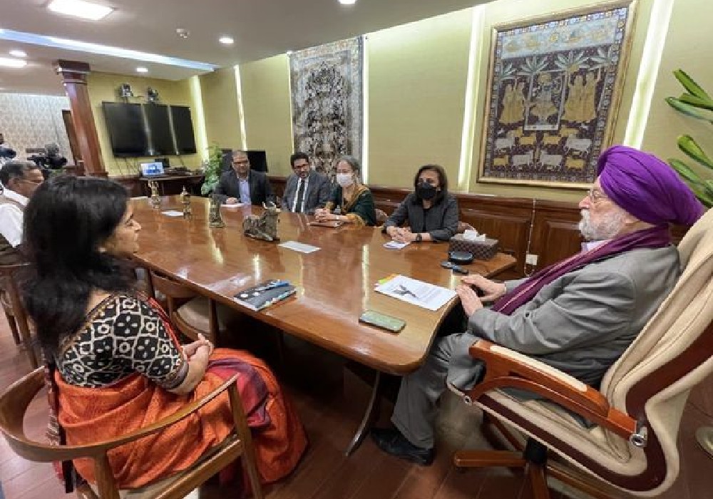 Meeting with the Under Secretary-General & Associate Administrator of United Nations Development Programme - UNDP, Ms Usha Rao-Monari, Resident Representative in UNDP India- Ms Shoko Noda, Dy Asst Admin- Mr Walid Badawi & others