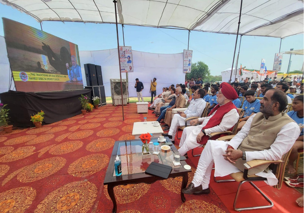 Listened to PM Shri Narendra Modi's Mann Ki Baat at Sports Complex, Tughlakabad