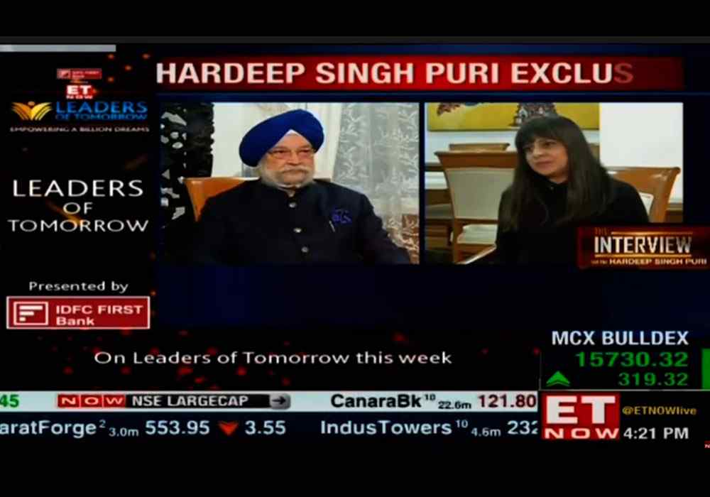 Hardeep Singh Puri on AI disinvestment; Vista Project & Farmer Protest