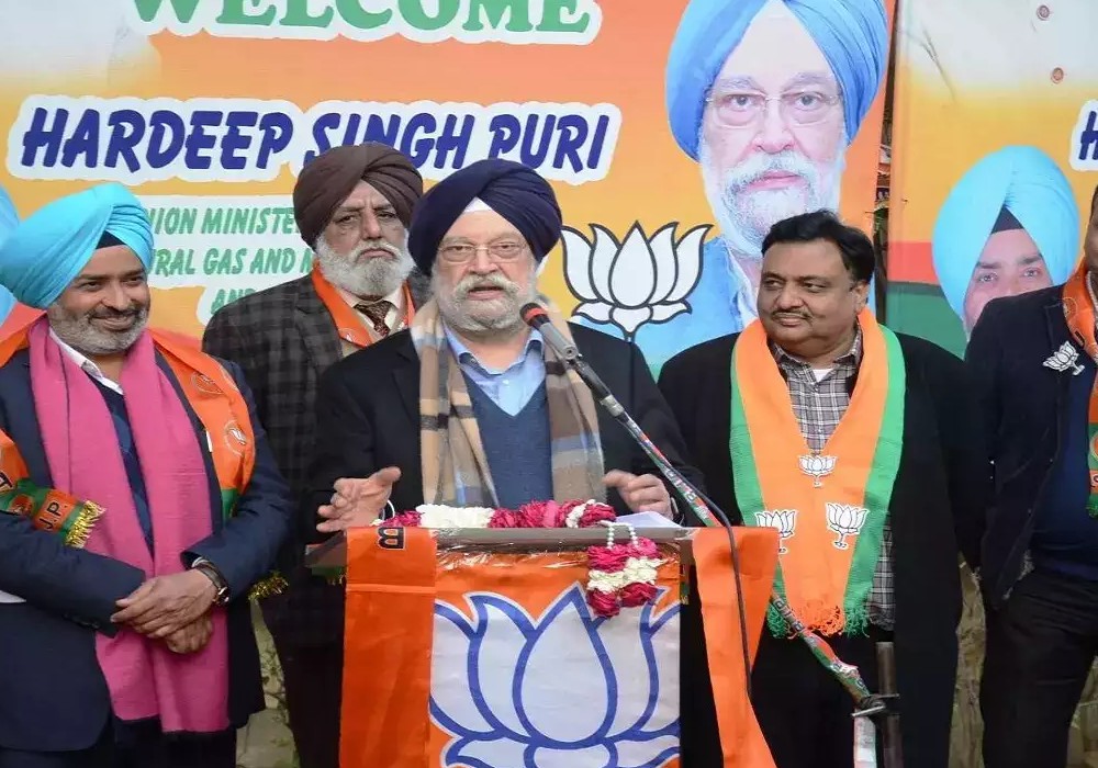 Union Minister | Hardeep Singh Puri | Completion 4 years In BJP