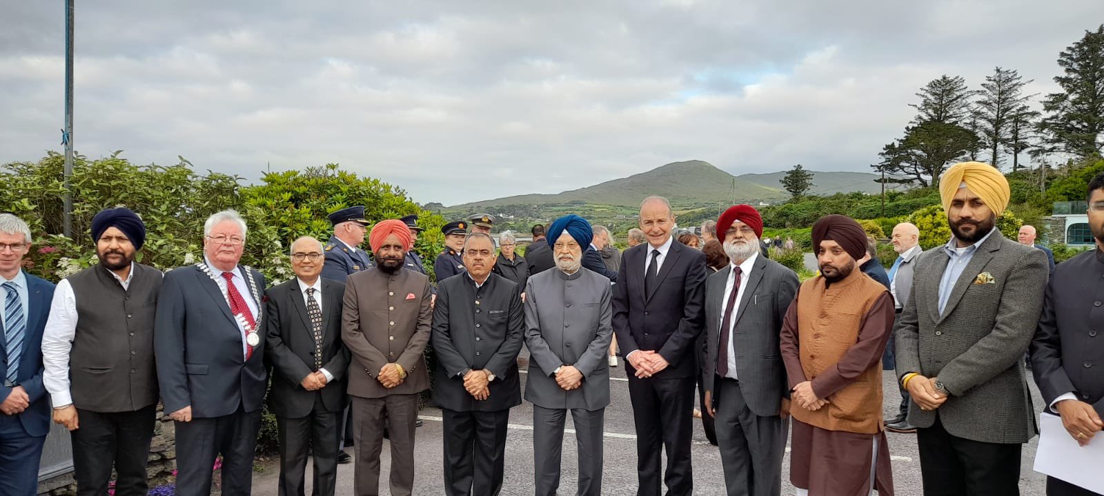 Paid homage to victims of Air India Kanishka bombing at Ahakista Memorial in Cork