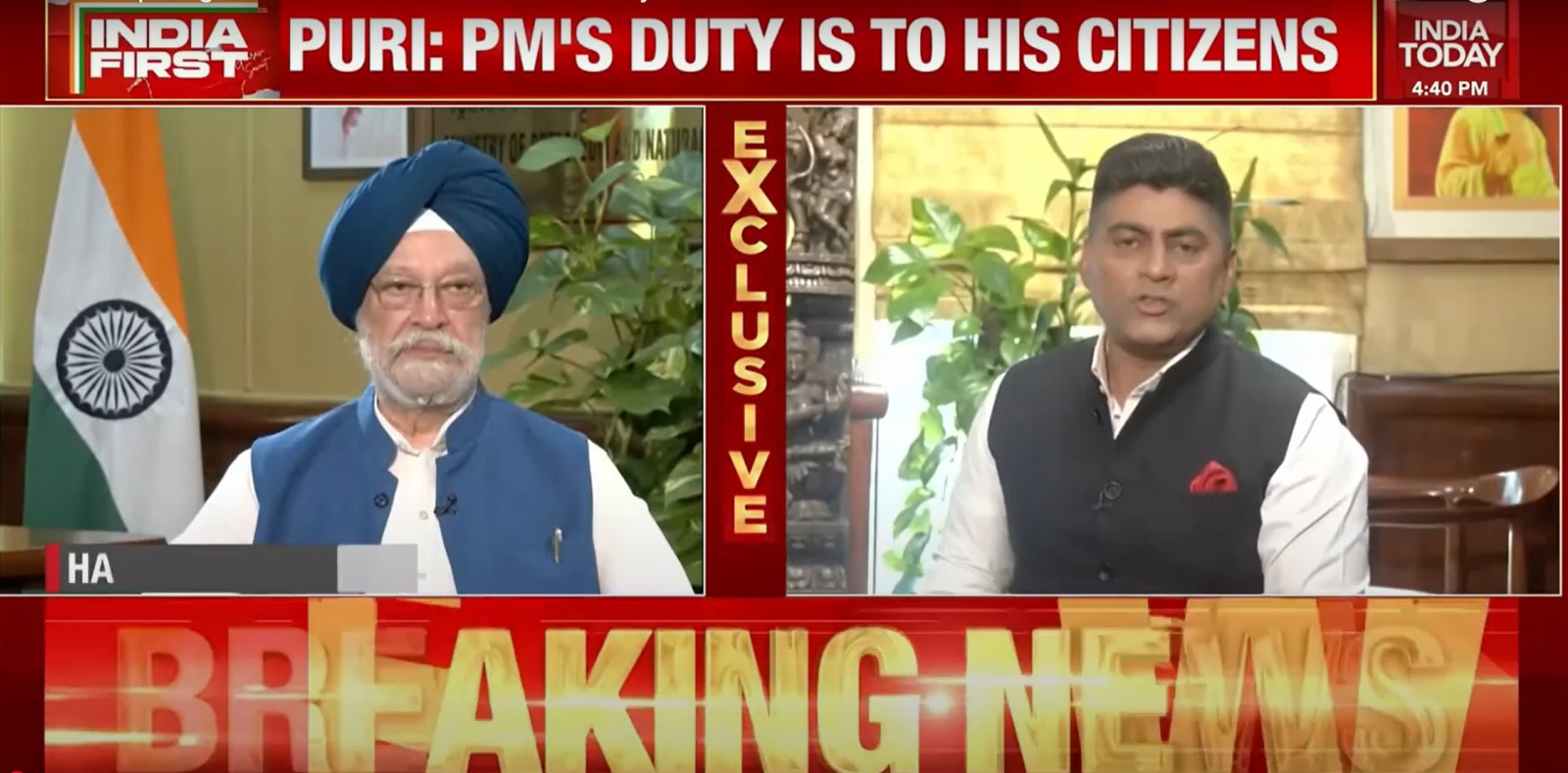 Interaction with India Today on #11YearsOfModiGovernment