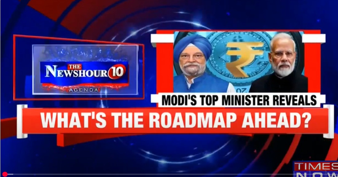 Interaction with Times Now on #11YearsOfModiGovernment