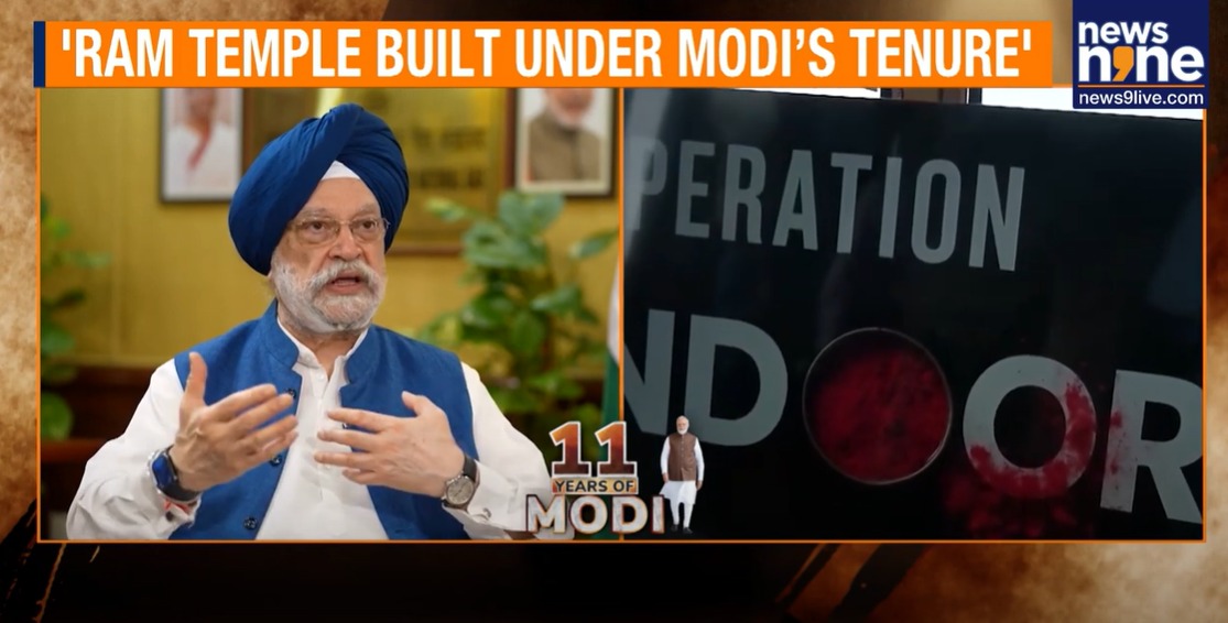 Interaction with News9 on #11YearsOfModiGovernment