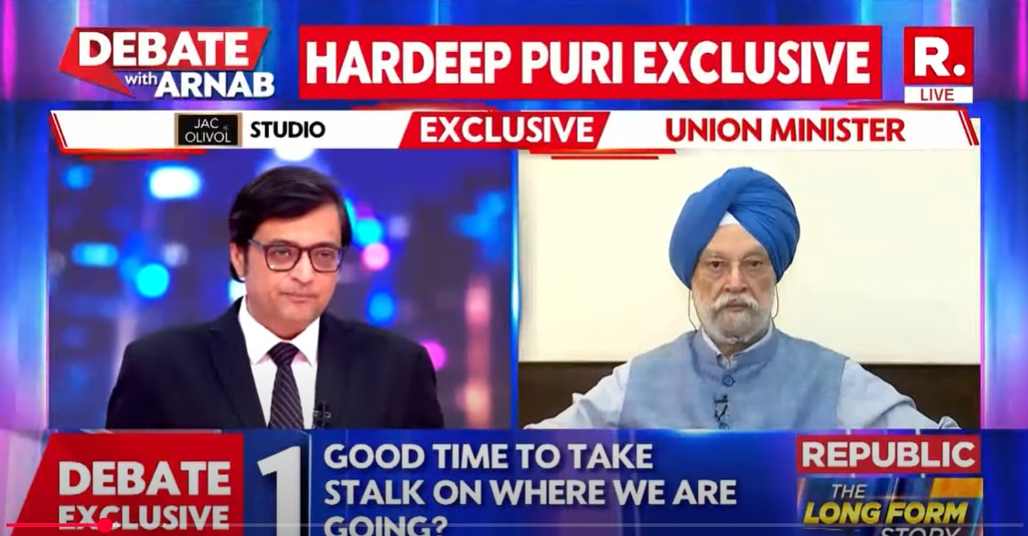 Interview with Republic Tv on 11 years of Modi Govt