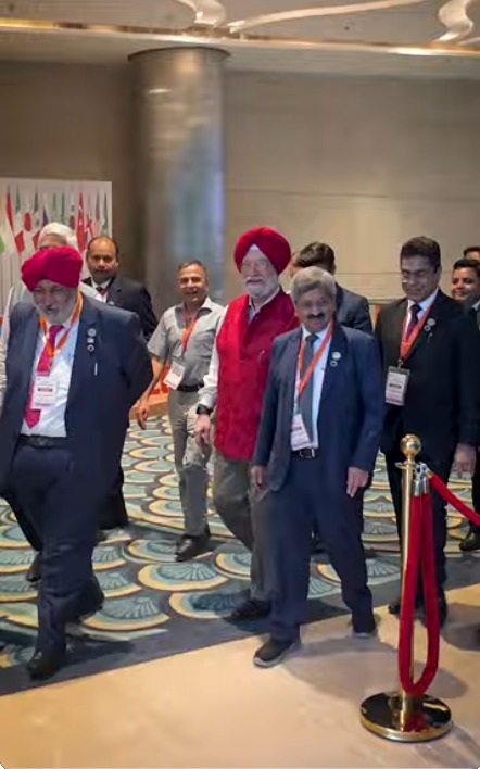 Glimpse of program on #77thICAIFoundationDay, Sh Hardeep Singh Puri Ji attended