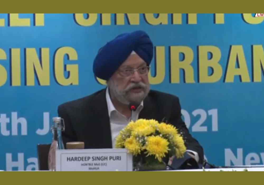 Annual Press conference by Union Minister Hardeep Singh Puri