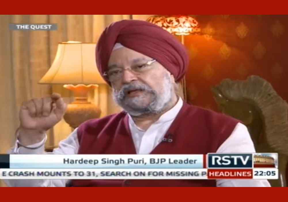Hardeep Singh Puri in ‘The Quest’