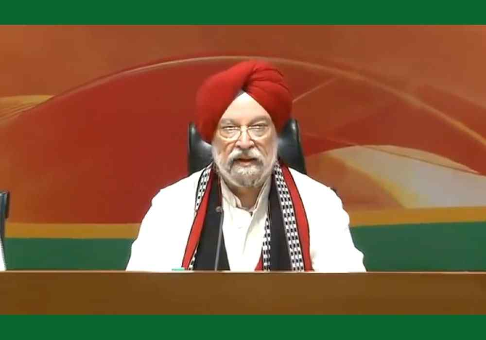 Press Conference by Shri Hardeep Singh Puri at BJP Head Office, New Delhi